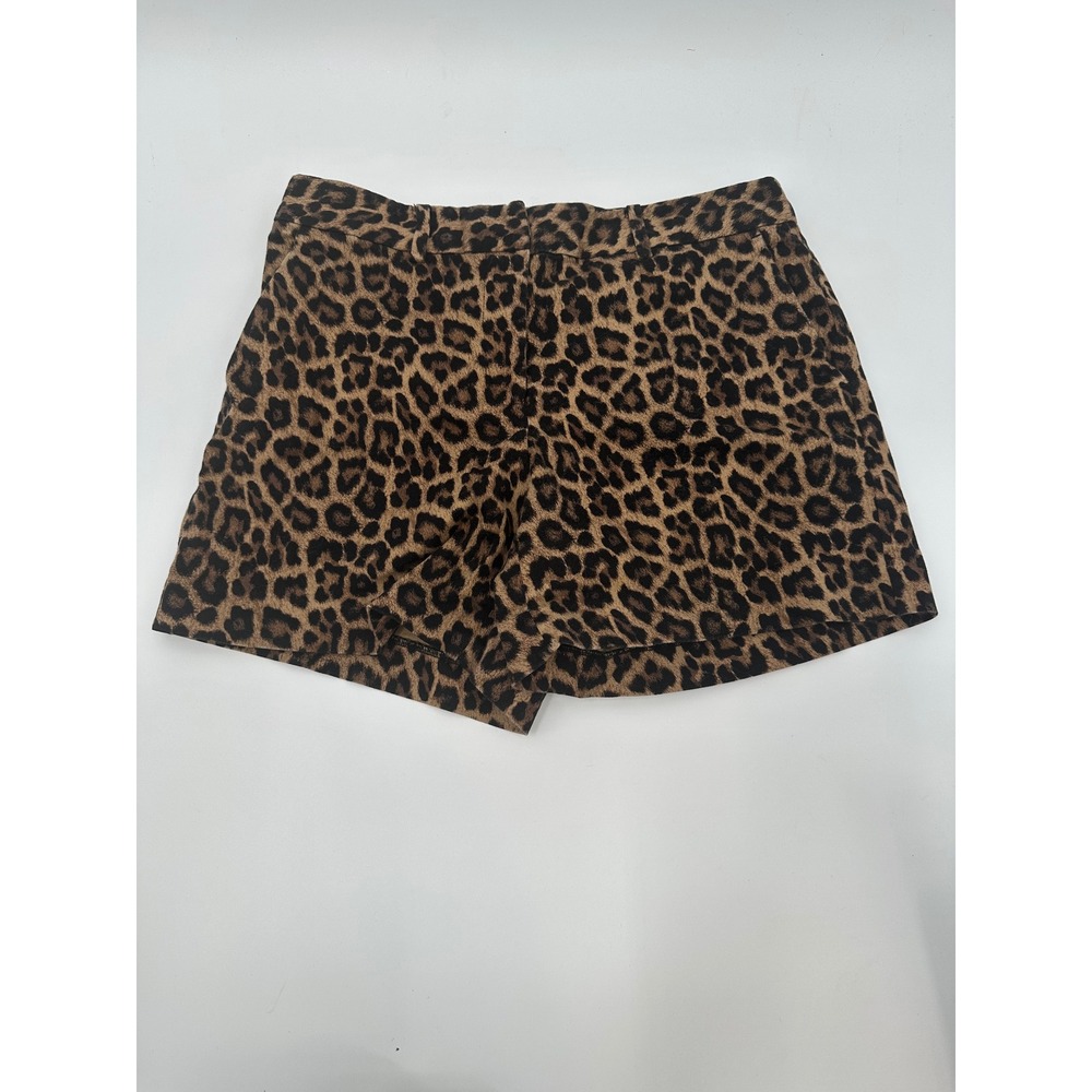 Michael Kors Leopard Print Shorts Size 4 Animal Print‎ Career Casual